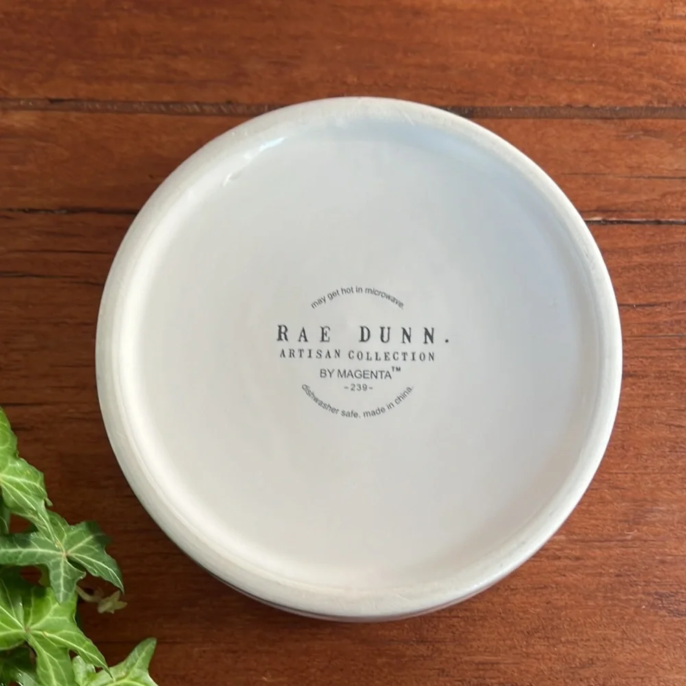 Rae Dunn Artisan Collection Good Kitty ceramic bowl.